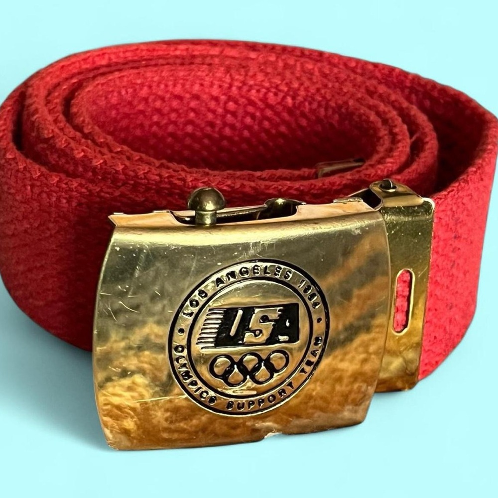 1984 Los Angeles Olympics Support Team USA Levi’s Web Belt